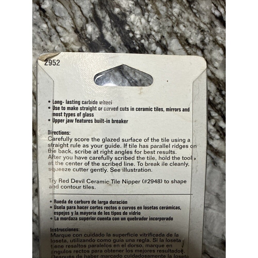 Red Devil Ceramic Tile Cutter ~ New In Package - Picture 5 of 6